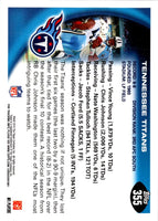 2010 Topps Tennessee Titans #355
