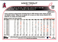 2022 Topps Chrome Mike Trout #200