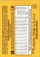 1987 Donruss Spike Owen #633