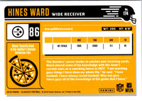 2018 Panini Classics Hines Ward #174