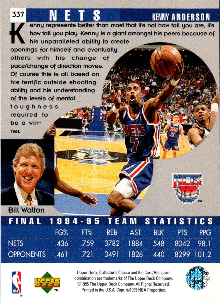 1995 Collector's Choice Kenny Anderson
