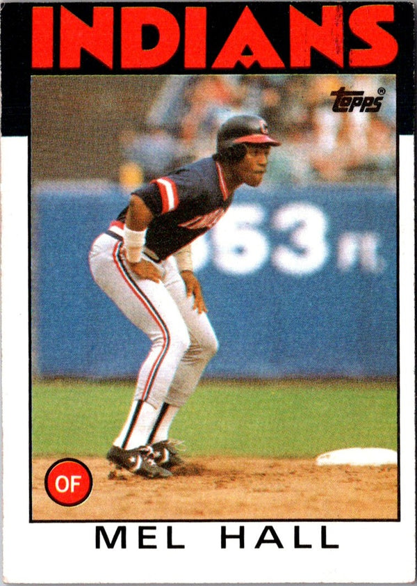 1986 Topps Mel Hall #647