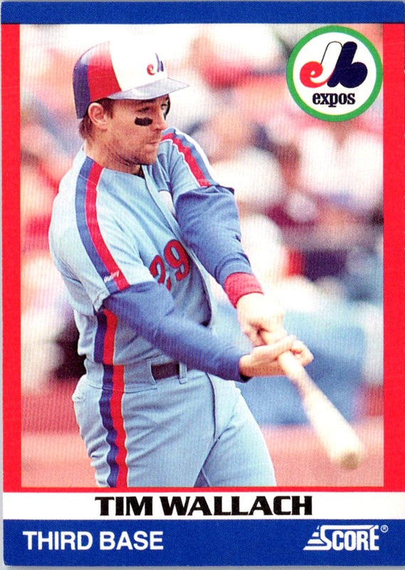 1991 Score 100 Superstars Tim Wallach #58