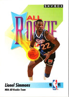 1991 SkyBox Lionel Simmons #319
