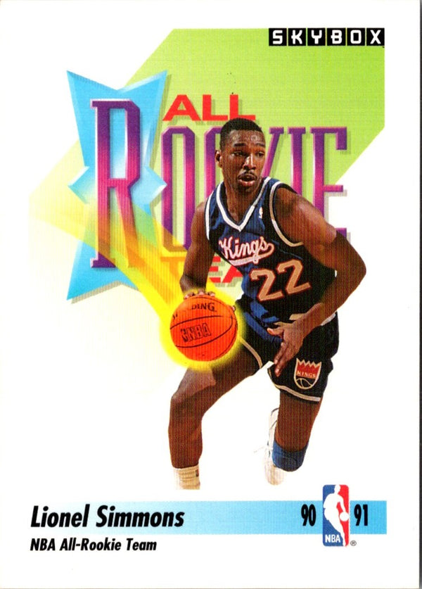 1991 SkyBox Lionel Simmons #319