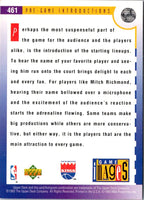 1993 Upper Deck Mitch Richmond #461