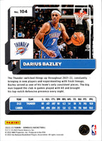 2022 Donruss Darius Bazley #104