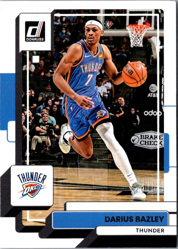 2022 Donruss Darius Bazley #104