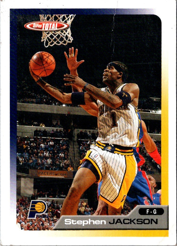 2005 Topps Total Silver Stephen Jackson #73