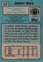 1988 Topps Jerry Rice #43