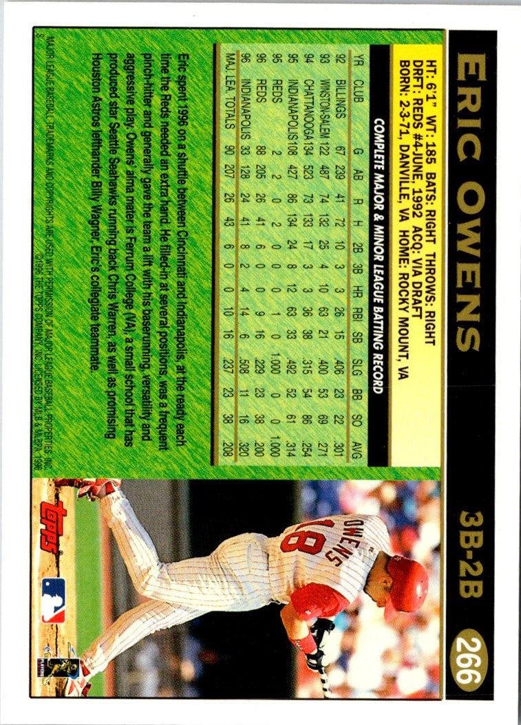 1997 Topps Eric Owens