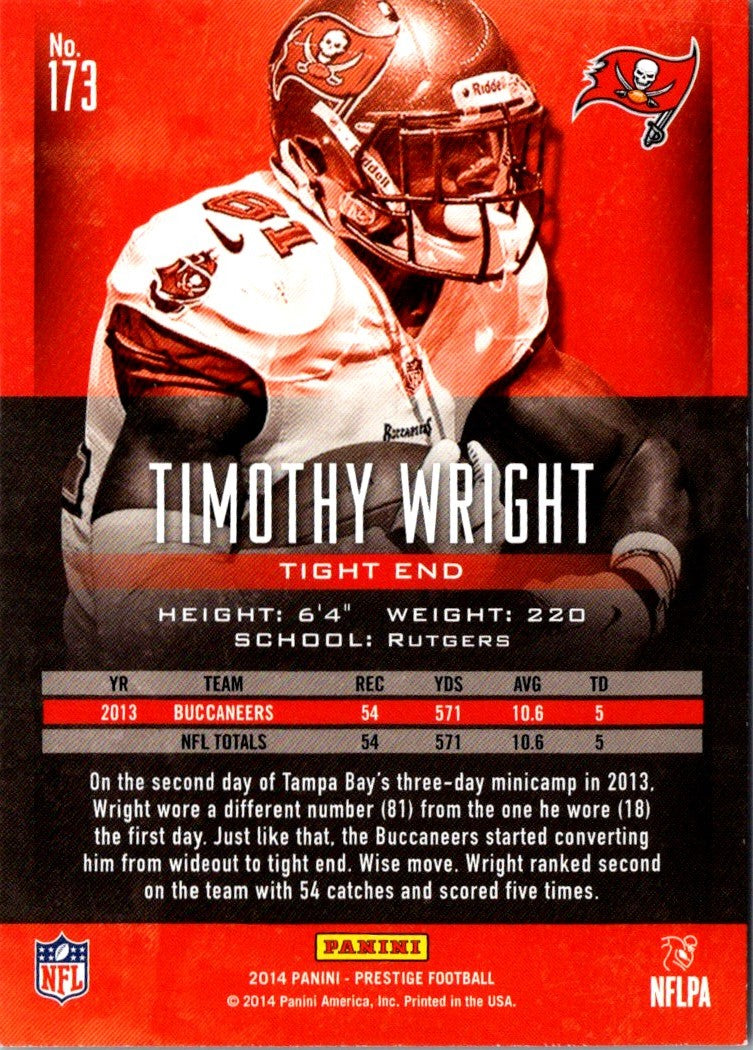 2014 Panini Prestige Timothy Wright