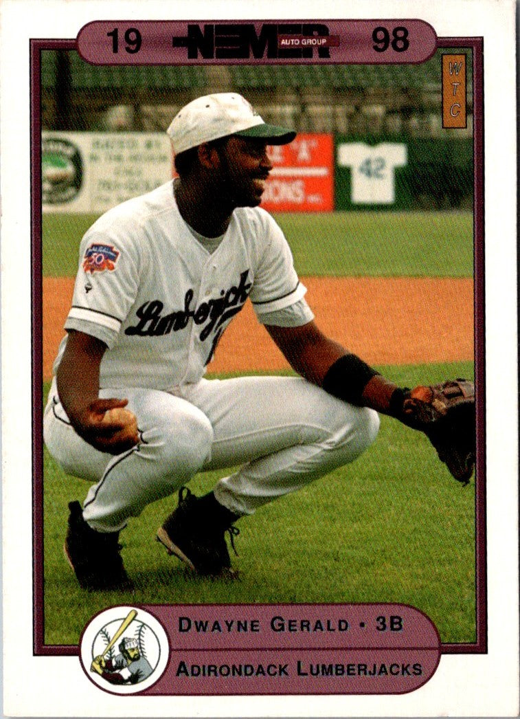 1998 Warning Track Adirondack Lumberjacks Dwayne Gerald