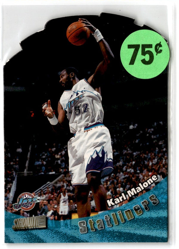 1998 Stadium Club Statliners Karl Malone #S1