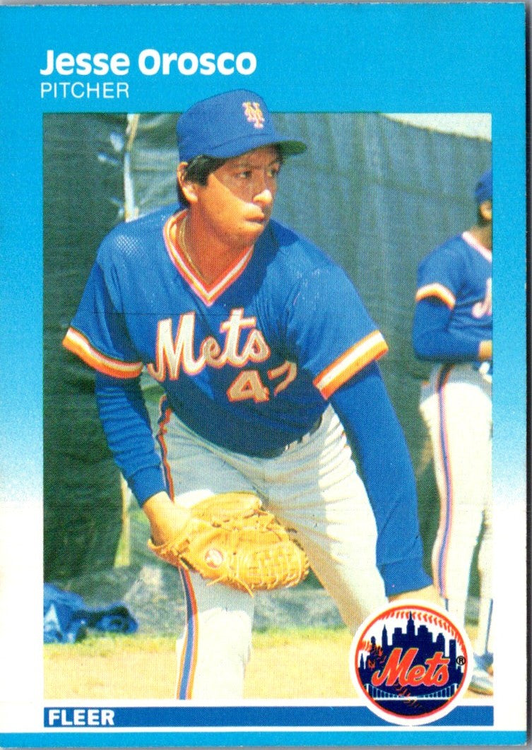 1987 Fleer Jesse Orosco