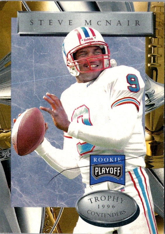 1996 Playoff Trophy Contenders Steve McNair #75
