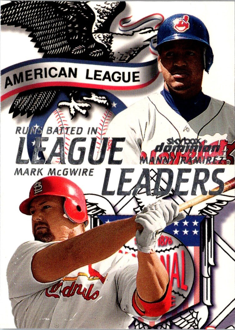 2000 SkyBox Dominion Mark McGwire/Manny Ramirez