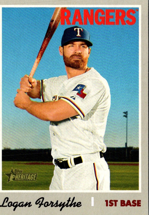 2019 Topps Heritage Logan Forsythe #635