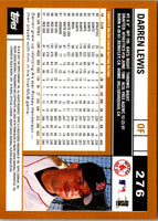 2002 Topps Home Team Advantage Darren Lewis #276