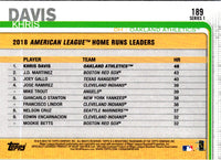 2019 Topps Khris Davis #189