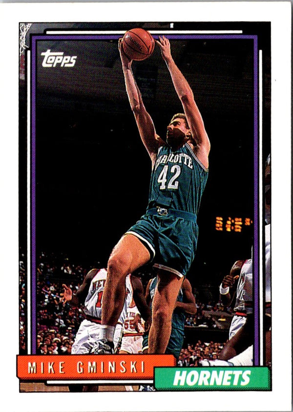 1992 Topps Gold Mike Gminski #240