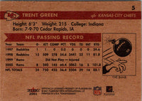 2001 Fleer Tradition Glossy Trent Green #5