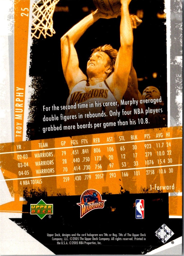 2005 Upper Deck Slam Troy Murphy