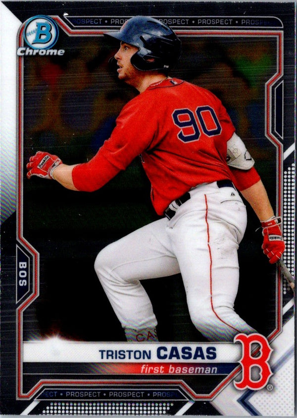 2021 Bowman Chrome Prospects Triston Casas #BCP-84