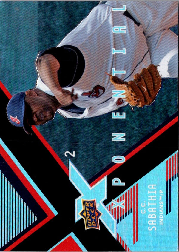 2008 Upper Deck X Xponential 2 CC Sabathia #X2-CS