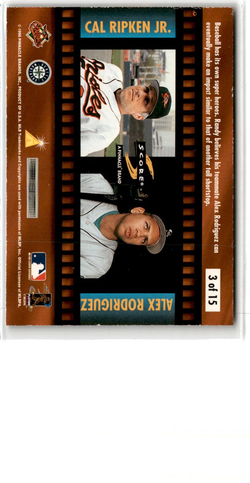 1996 Pinnacle Aficionado Rivals Cal Ripken Jr./Mo Vaughn