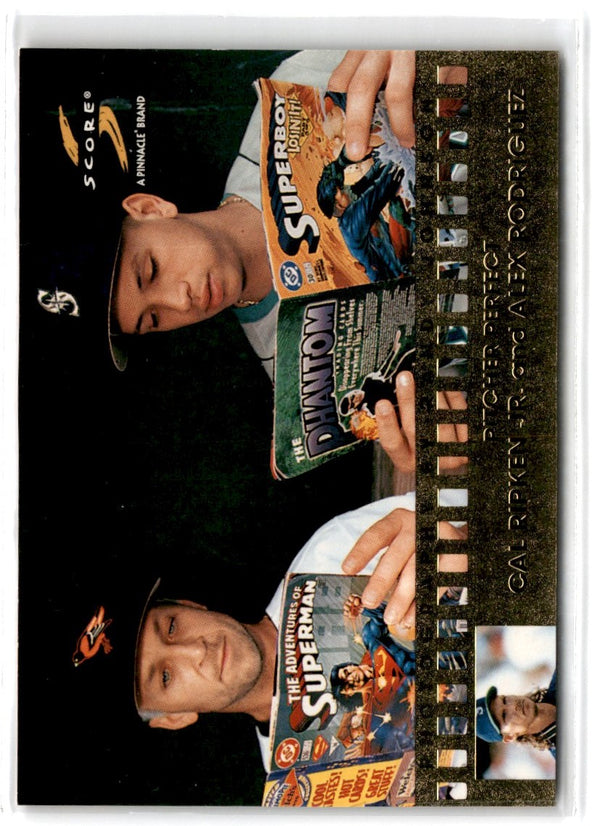 1996 Pinnacle Aficionado Rivals Cal Ripken Jr./Mo Vaughn #3