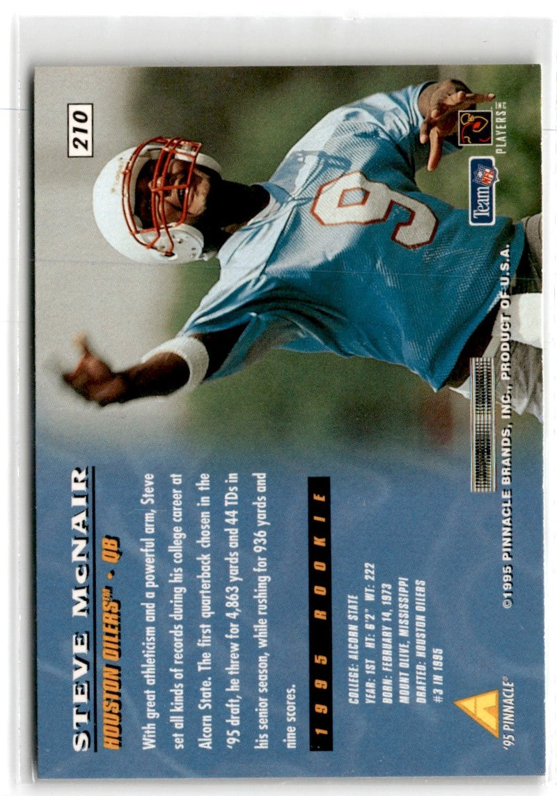 1995 Pinnacle Steve McNair