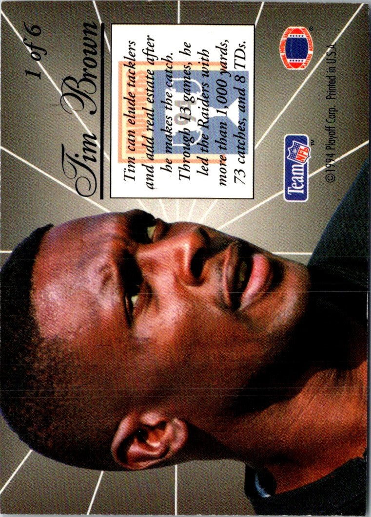 1994 Playoff Headliners Redemption Tim Brown