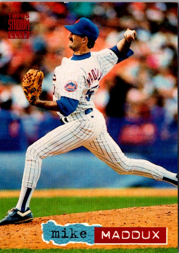 1994 Stadium Club First Day Issue Mike Maddux #33