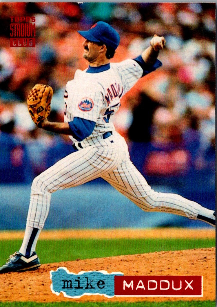 1994 Stadium Club First Day Issue Mike Maddux