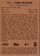 2001 Bowman Heritage Tom Glavine