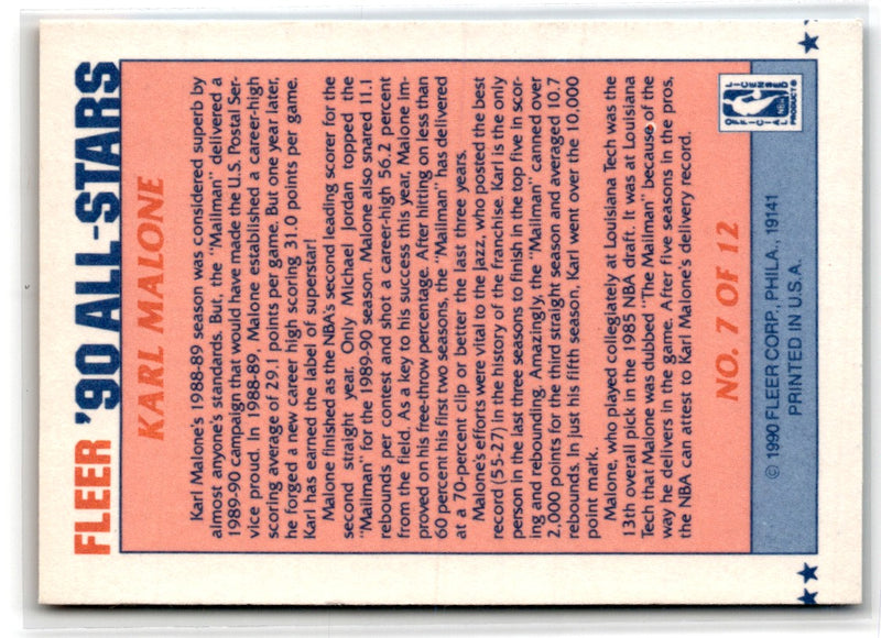 1990 Star Karl Malone