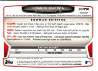2013 Bowman Draft Picks & Prospects Chrome Ricardo Bautista #BDPP80