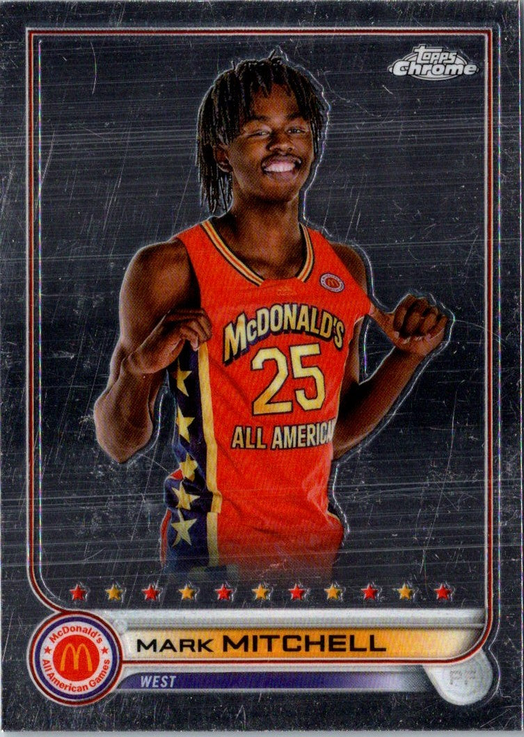 2022 Topps Chrome McDonald's All American Mark Mitchell