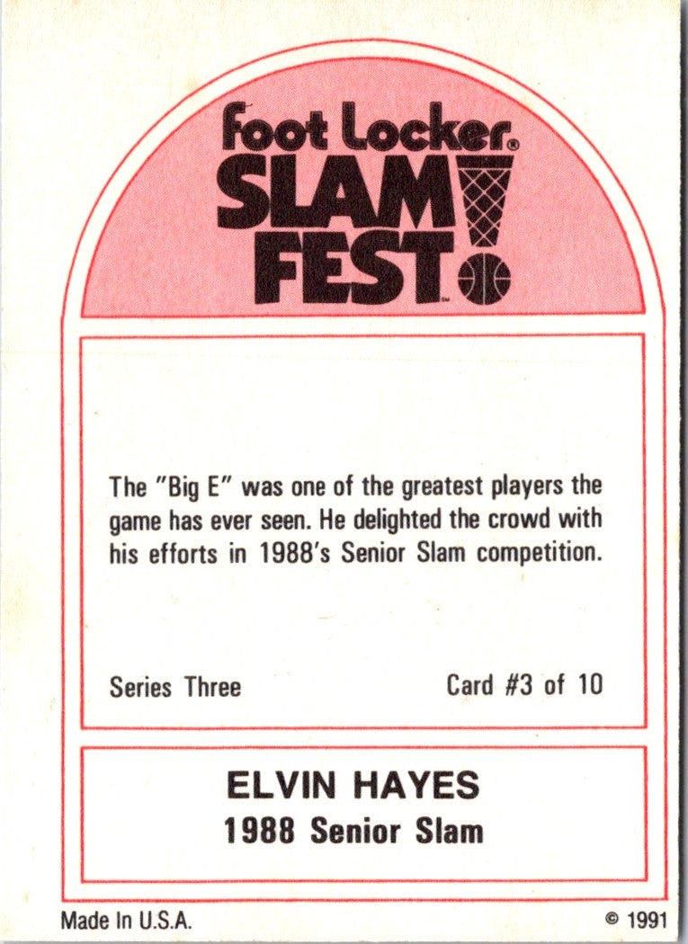 1991 Foot Locker Slam Fest Elvin Hayes