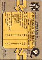 1982 Fleer Team Action Super Bowl IX #65