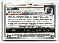 2020 Bowman Draft Chrome Christian Chamberlain #BD-84