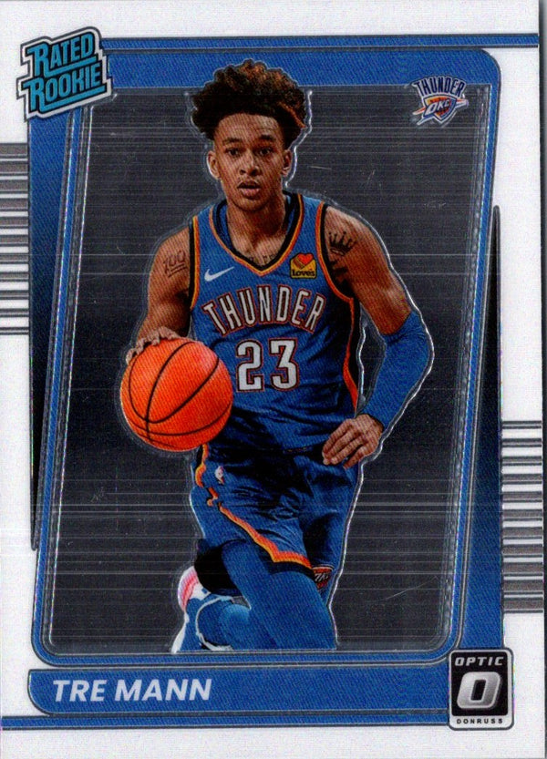 2021 Donruss Optic Blue Tre Mann #168