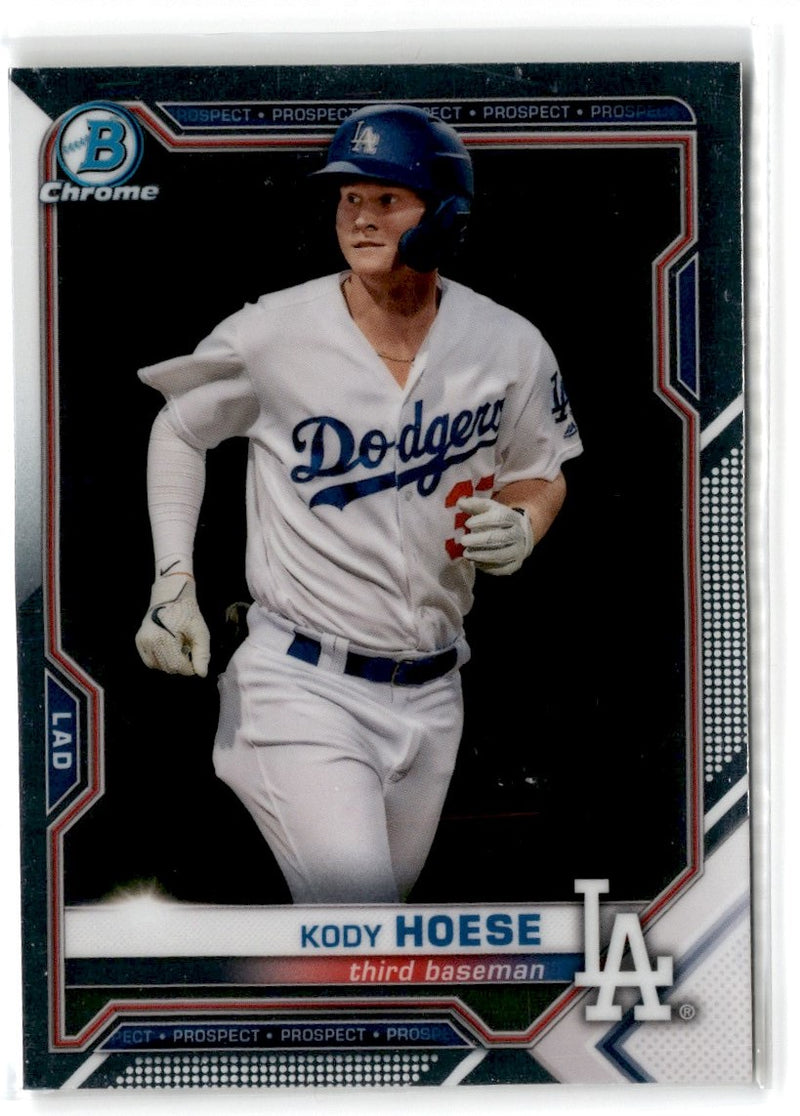 2021 Bowman Chrome Prospects Atomic Refractor Kody Hoese