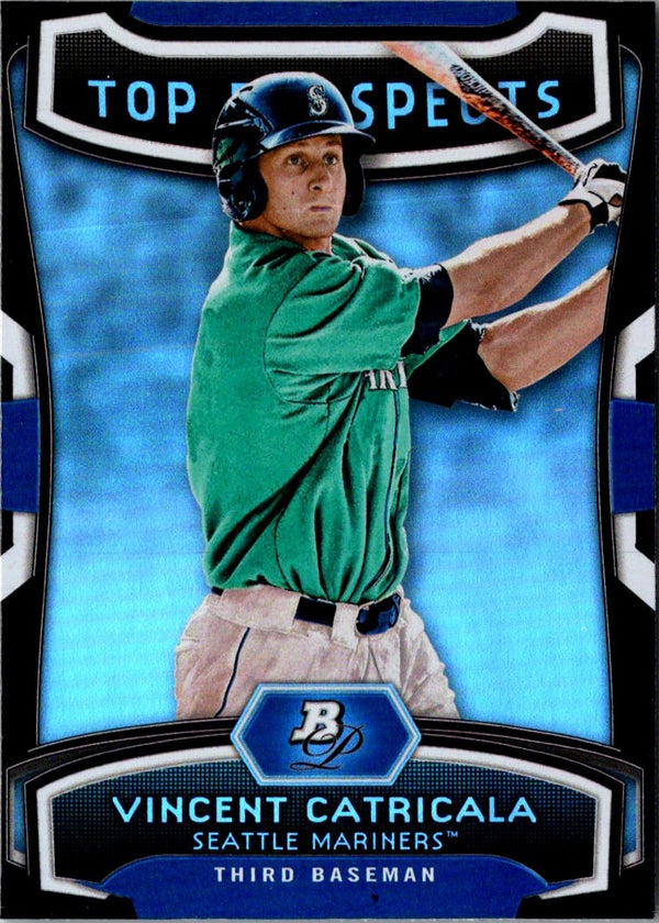 2012 Bowman Platinum Top Prospects Vincent Catricala #TP-VC