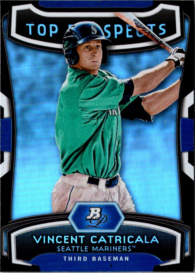 2012 Bowman Platinum Top Prospects Vincent Catricala