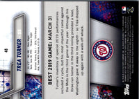 2019 Bowman's Best Trea Turner #48