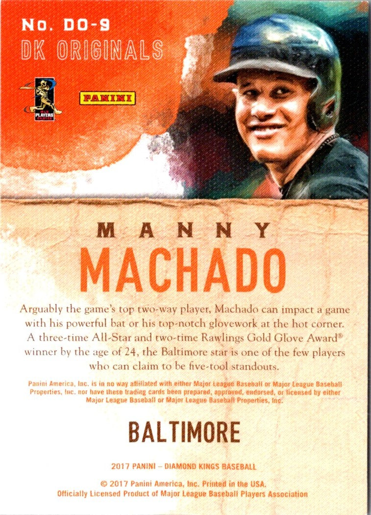 2017 Panini Diamond Kings DK Originals Manny Machado