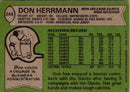 1978 Topps Don Herrmann