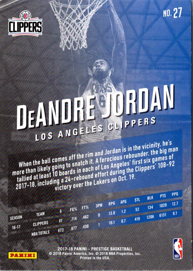 2017 Panini DeAndre Jordan